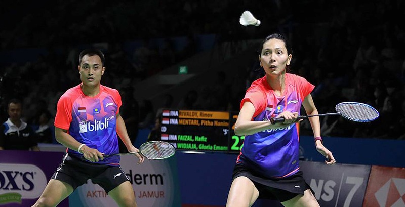 Hafiz Faizal/Gloria Emanuelle Widjaja melaju ke babak 16 besar Indonesia Open 2021.